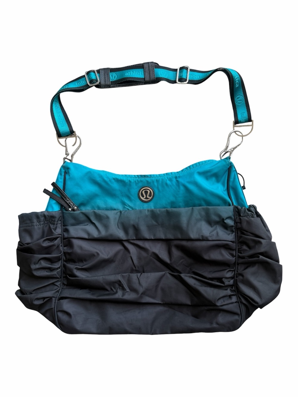 Lululemon Hot Yoga Hobo Gym Duffle Bag Surge Black Ombré